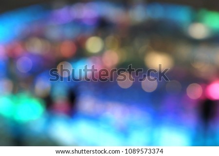 Abstract city light bokeh background.
