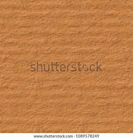 Light brown paper texture with horizontal depths. Seamless square background, tile ready. High resolution photo.