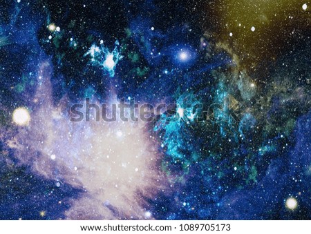 Bluebird Galaxy - Elements of this Image Furnished by NASA