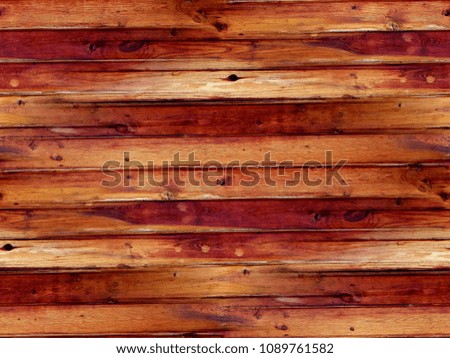 Old wooden texture in rustic style. Big wall best for wallpaper design. Seamless pattern. 