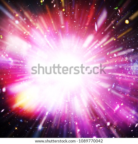 Starburst.  The elements of this image furnished by NASA.
