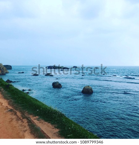 Sea shore in Sri Lanka