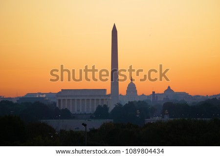 Sunrise over D.C.