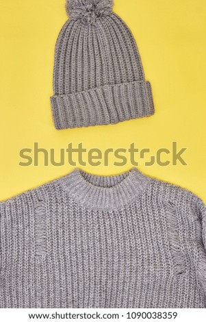 A studio photo of a woolen beanie
