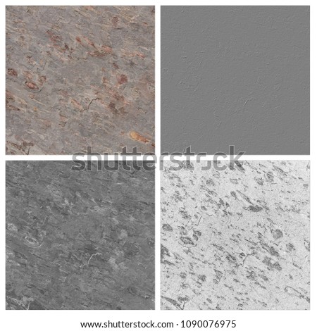 warm stone textureset of empty rouge places to your concept or product