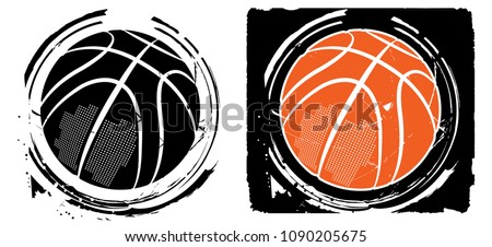 Basketball design- vector illustration for t-shirt