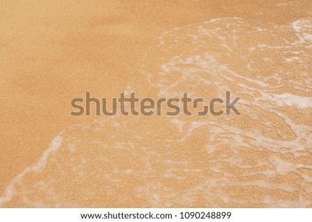 Water sea or ocean on beach with sand