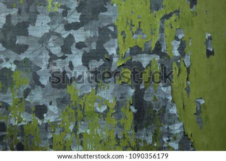 Metal Pilling Paint Surface Texture Background Photo Shot.