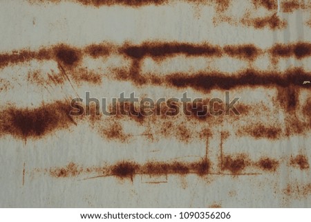 Rusty Metal Pilling Paint Surface Texture Background Photo Shot.