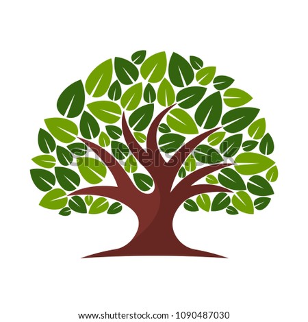 vector illustration icon for tree	