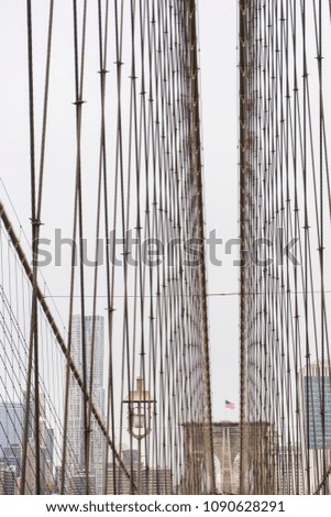 Different angles of the Brooklyn bridge