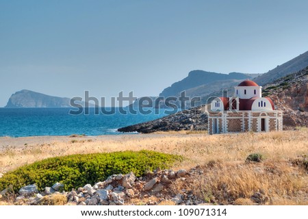 Traditional Greek church on Crete