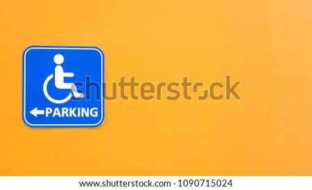 handicapped parking .