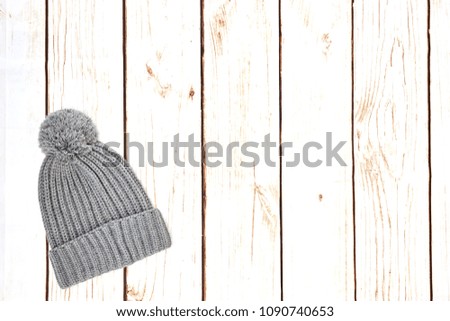 A studio photo of a woolen beanie