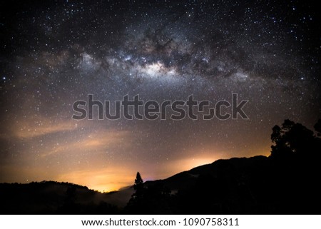 Milky Way in the sky