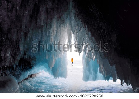 Ice Cave, Lake Baikal, Russia
