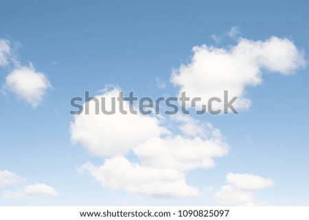 blue sky and white clouds, natural sky background