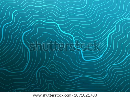 Dark BLUE vector natural abstract background. Colorful illustration in abstract style with doodles and Zen tangles. The elegant pattern can be used as a part of a brand book.