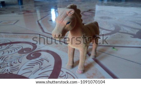 Brown Toy Horse 