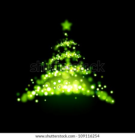 Light christmas tree