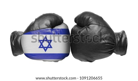 Two boxing glove isolated on a white background.