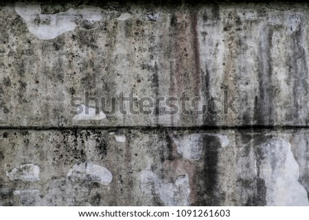 Old grey, black wall grunge texture background.