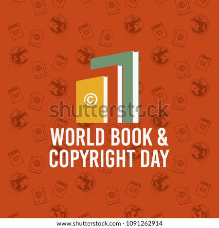 World Book and Copyright Day Illustration
