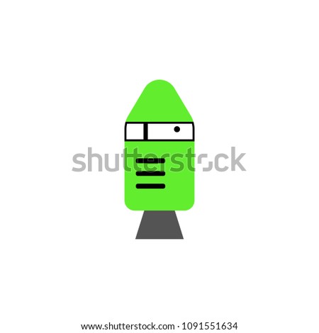 shuttle colored icon. Element of web icon for mobile concept and web apps. Colored isolated shuttle icon can be used for web and mobile. Premium icon on white background