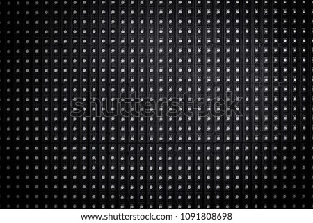 background of a set of LEDs video playback screen