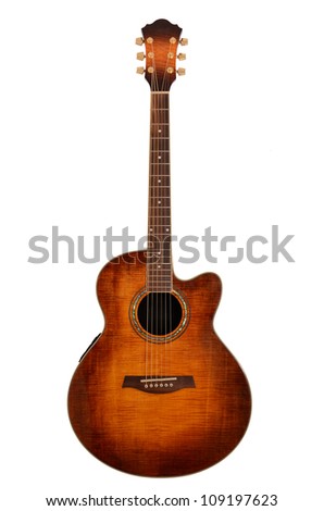 acoustic guitar Royalty-Free Stock Photo #109197623