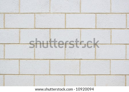 A plain breeze block wall for use as background Royalty-Free Stock Photo #10920094