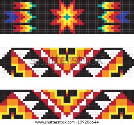 Traditional American Indian patterns