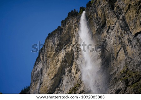 Beautiful Scenery of Staubbach Falls