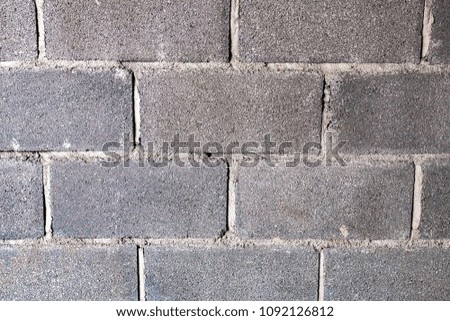 Brick and stone to creative texture and pattern for design and decoration isolate on background.Copy space.
