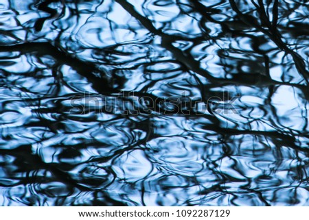 Blue ripple background
