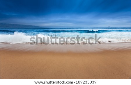 A beautiful surreal ocean scene