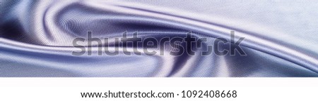 Fabric silk texture of dark blue, Navy. 