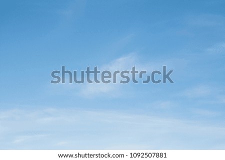 blue sky and cirrus clouds as background