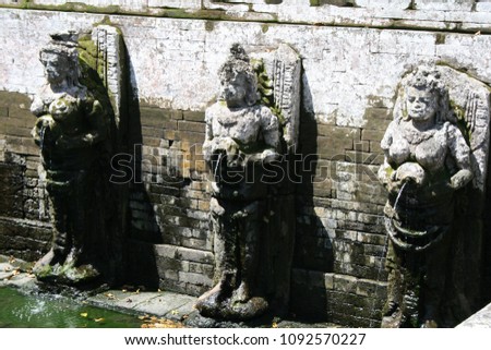 Statues in temple