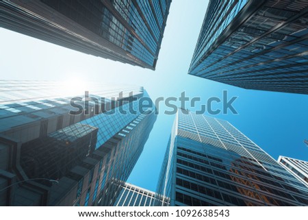 Modern buildings in New-York