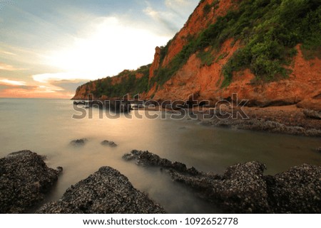 Beach sunrise over the sea EAST THAILAND
