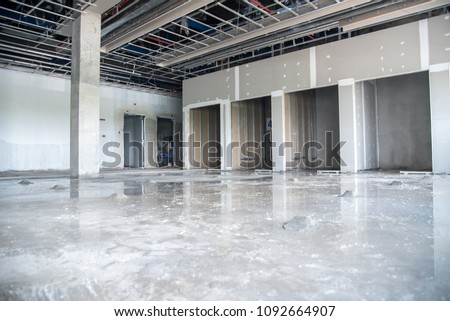 Under construction site Royalty-Free Stock Photo #1092664907