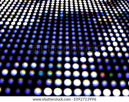 Blurred color abstract background of Leds light.
