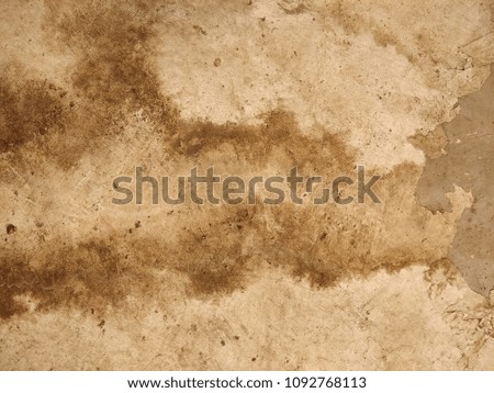 The Grunge of the Concrete surface. Depiction of the Nebula. Abstract background of Brown, Black and White color. 
