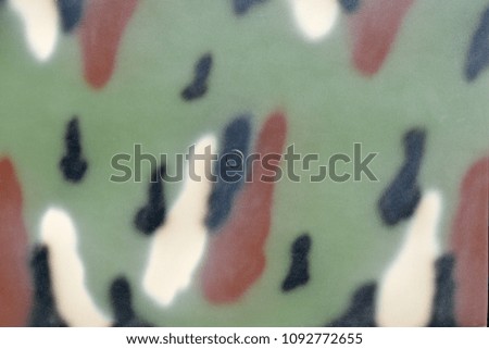 Camouflage pattern on a military vehicle