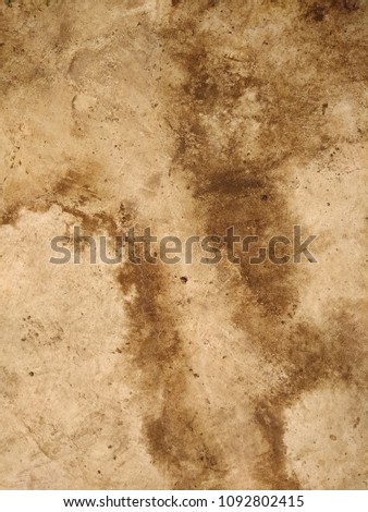 The Grunge of the Concrete surface. Depiction of the Nebula. Abstract background of Brown, Black and White color. 