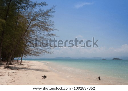 Tropical beach at  Andaman Sea, Thailand