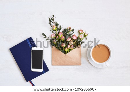 Still-life with roses. Roses on a white background