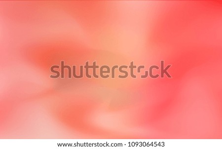 Light Red vector abstract blurred cover. Colorful abstract illustration with gradient. The elegant pattern can be used as part of a brand book.