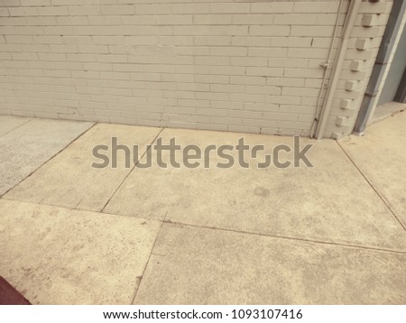 Floor and brick texture concrete yellow